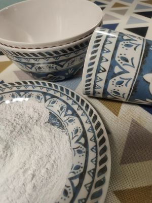 UF1P Melamine विशेष सामग्री पाउडर / सफेद राल पाउडर CAS 108-78-1