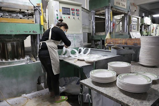 मेलामाइन डिनरवेयर के लिए गैर विषैले 100% सफेद मेलामाइन ग्लेज़िंग पाउडर 10 किग्रा / बैग