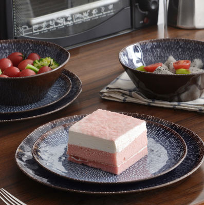 12 टुकड़े पार्टी मेलामाइन टेबलवेयर सेट गर्मी प्रतिरोध