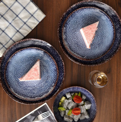 12 टुकड़े पार्टी मेलामाइन टेबलवेयर सेट गर्मी प्रतिरोध