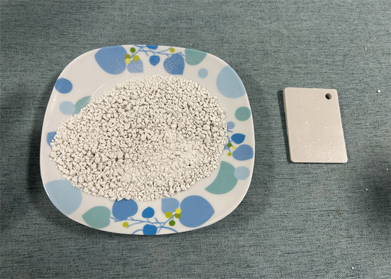 सफेद पाउडर मेलामाइन 99.8 C3h6n6 मोल्डिंग ग्रेन्यूल