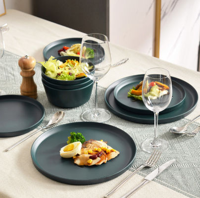 व्यंजन थाली और कटोरे मेलामाइन उद्यान टेबलवेयर गैर-भंगुर