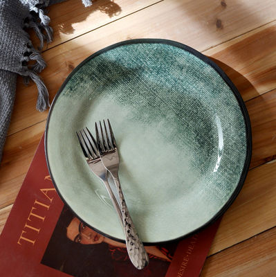 गुफाइट मेलामाइन प्लेट्स, व्यंजन सेट 6, मेलामाइन डिनरवेयर सेट 6 पीसी, आउटडोर डिनर प्लेट्स, मेलामाइन प्लेट, प्लेट