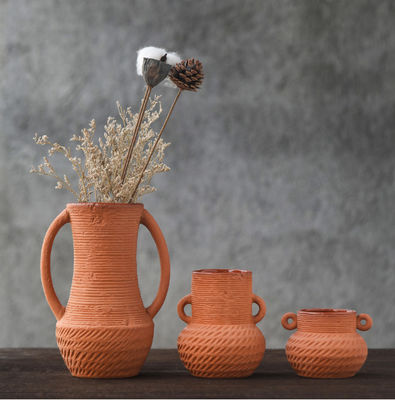 वाइड मुंह सिरेमिक ऊंची मंजिल फूलदान धन्यवाद दिवस उपहार