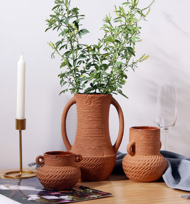 वाइड मुंह सिरेमिक ऊंची मंजिल फूलदान धन्यवाद दिवस उपहार