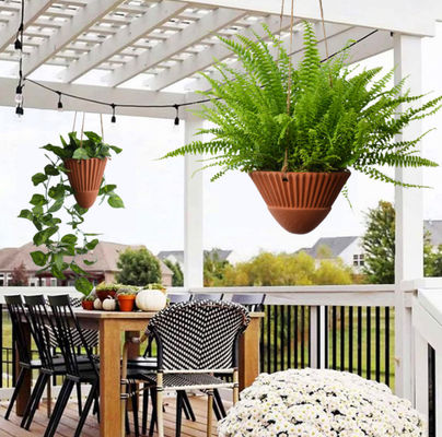 इनडोर पौधों के लिए लटकने वाले प्लांटर,टेराकोटा लटकने वाले प्लांटर,सिरेमिक लटकने वाले पौधों के बर्तन,लटकने वाली टोकरी,लटकने वाले प्लांटर