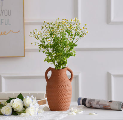 बीपीए मुक्त सिरेमिक फूलदान सजावट घर रेस्तरां सुरुचिपूर्ण