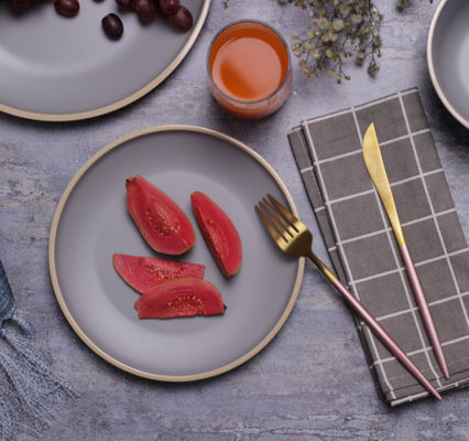 गुफेथ 4 मेलामाइन डिनरवेयर सेट प्लेट और कटोरे 12 पीसी