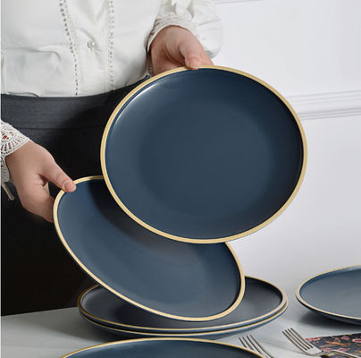 Gufaith 10.5 इंच मेलामाइन प्लेटें आउटडोर अजेय BPA मुक्त सेट