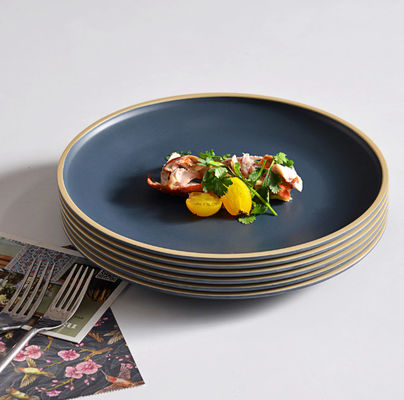 Gufaith 10.5 इंच मेलामाइन प्लेटें आउटडोर अजेय BPA मुक्त सेट