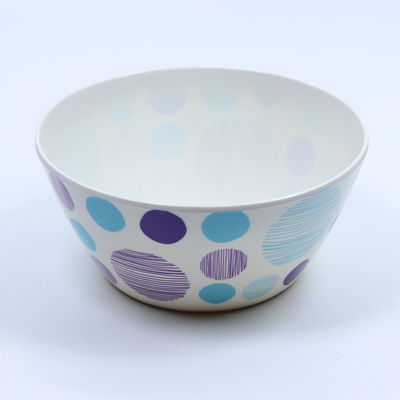 मिश्रण कटोरे के साथ एफडीए ब्लू मेलामाइन डिनरवेयर सेट