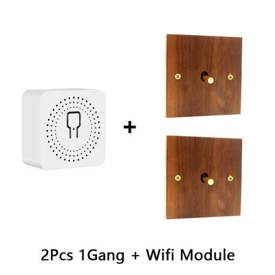 110 वोल्ट लाइट स्विच पैनल 86x86 मिमी वाईफाई IEEE 802.11b/G/N