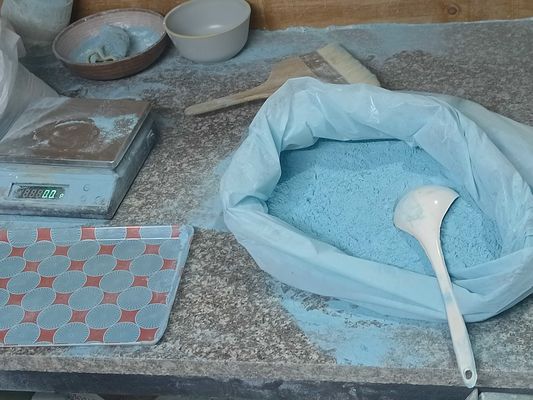 99.8% ब्लू मेलमाइन मोल्डिंग पाउडर फॉर मेलमाइन टेबलवेयर