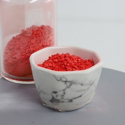 निर्माण दबाव 80 से 140 एमपीए मेलामाइन ग्रेन्युल सामग्री के लिए 300 सेल्सियस और घनत्व 1.573 जी सेमी 3 के लिए सबलिमेशन तापमान प्रदान करते हैं