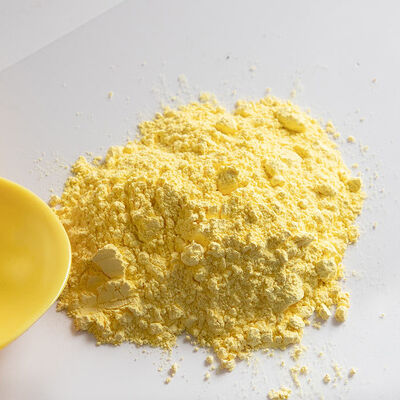 शुंगयान पीला यूरिया फॉर्मल्डेहाइड यौगिक पाउडर 100% मेलामाइन प्लेटों पर लागू 20KGS/क्राफ्ट पेपर बैग