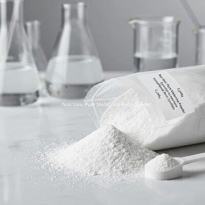 गैर विषैला शुद्ध मेलामाइन पाउडर आणविक सूत्र C3H6N6 मेलामाइन फॉर्मेल्डिहाइड रेजिन संश्लेषण के लिए आवश्यक कच्चा माल