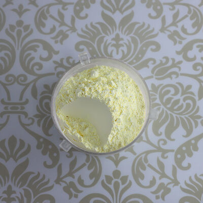 गुफैथ पीला 100% मेलामाइन फूड ग्रेड मेलामाइन फॉर्मेल्डिहाइड रेजिन टेबलवेयर के लिए कच्चा माल रंग मेलामाइन मोल्डिंग कंपाउंड स्थिर उत्कृष्ट प्रवाह